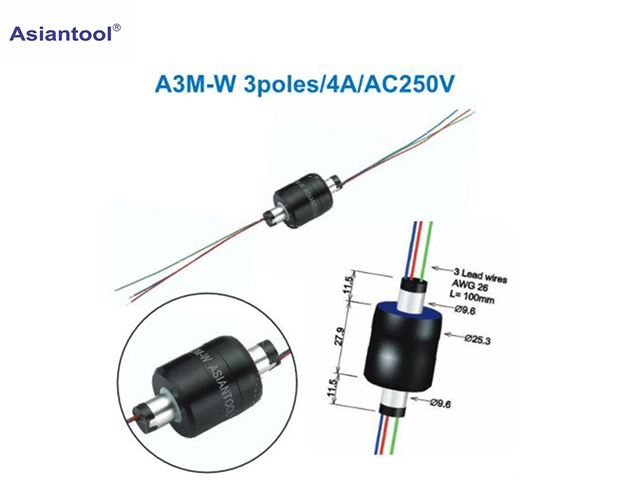 Electrical Rotating connector Model: A3M-W