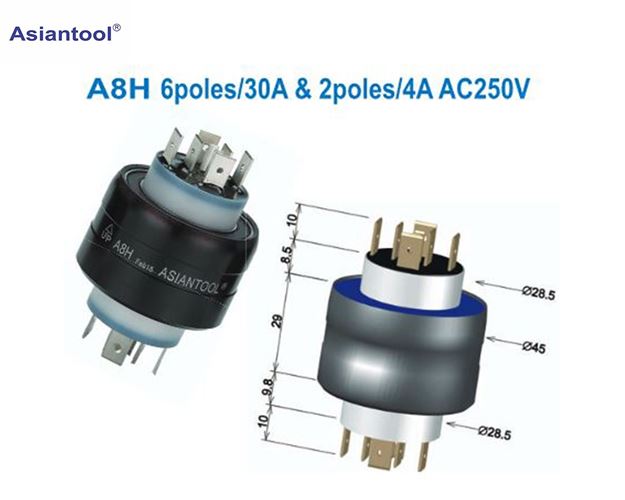 Electrical Rotating connector Model: A8H